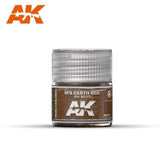 AK Interactive Real Colors - Acrylic Lacquer Paint 10ml bottle - Nº8 Earth Red FS 30117