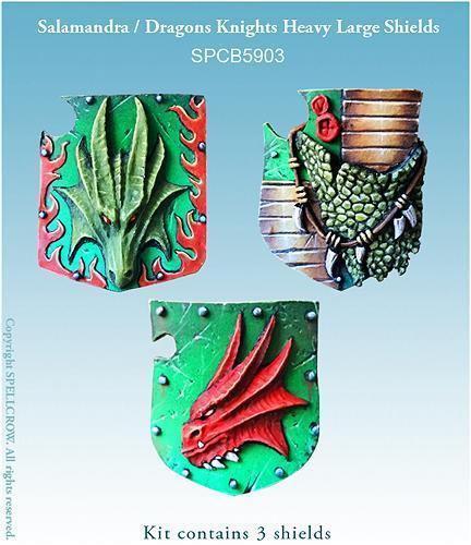 Salamandra Knights Heavy Large Shields - Gap Games