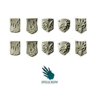 Salamandra Knights Small Shoulder Shields - Gap Games