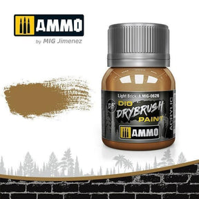 SALE Ammo by MIG A.MIG-0626 Drybrush Light Brick - Gap Games
