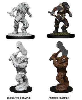 SALE D&D Nolzurs Marvelous Unpainted Miniatures Wereboar & Werebear - Gap Games