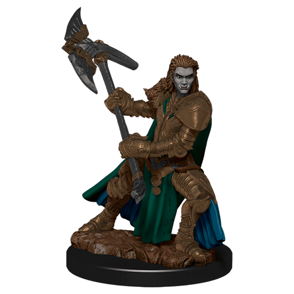 SALE D&D Premium Painted Figures Half-Orc Fighter Female - Gap Games