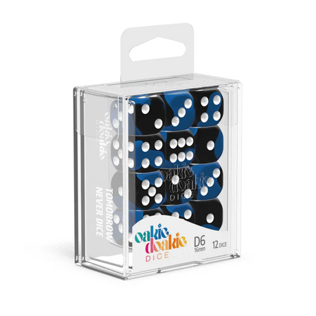 SALE Oakie Doakie Dice D6 16 mm Glow in the Dark - Deep Ocean (12) - Gap Games
