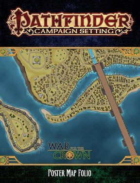 SALE Pathfinder First Edition: Campaign Setting War for the Crown Poster Map Folio - Gap Games