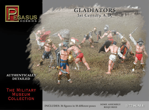 Pegasus 1/72 Gladiators (36 piece set) - Gap Games