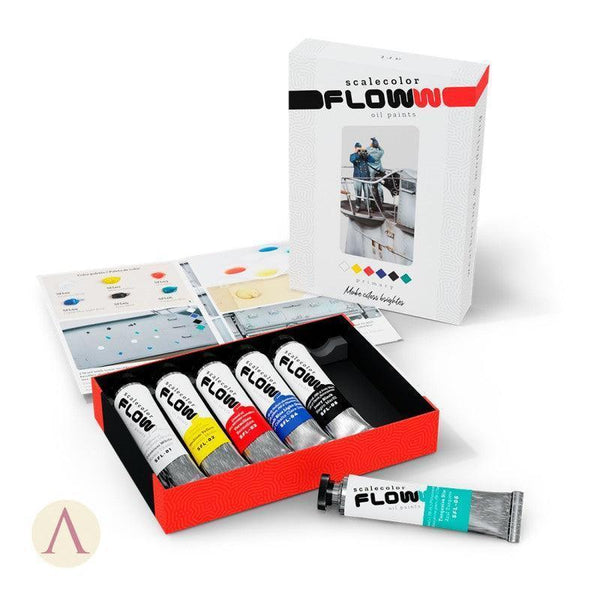 SALE Scale 75 Scalecolor Floww Primary Paint Set - Gap Games