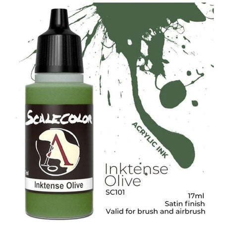 SALE Scale 75 Scalecolor Inktense Olive 17ml - Gap Games