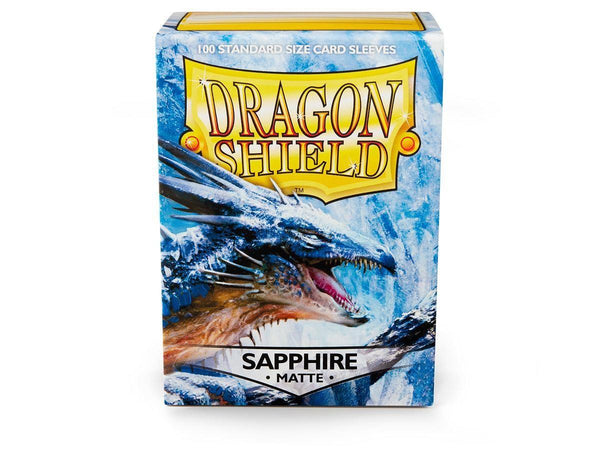 SALE Sleeves - Dragon Shield - Box 100 - Sapphire MATTE - Gap Games