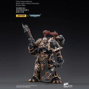 Space Marine Miniatures: 1/18 Scale Black Legion Havocs Champion Brother Slael - Gap Games