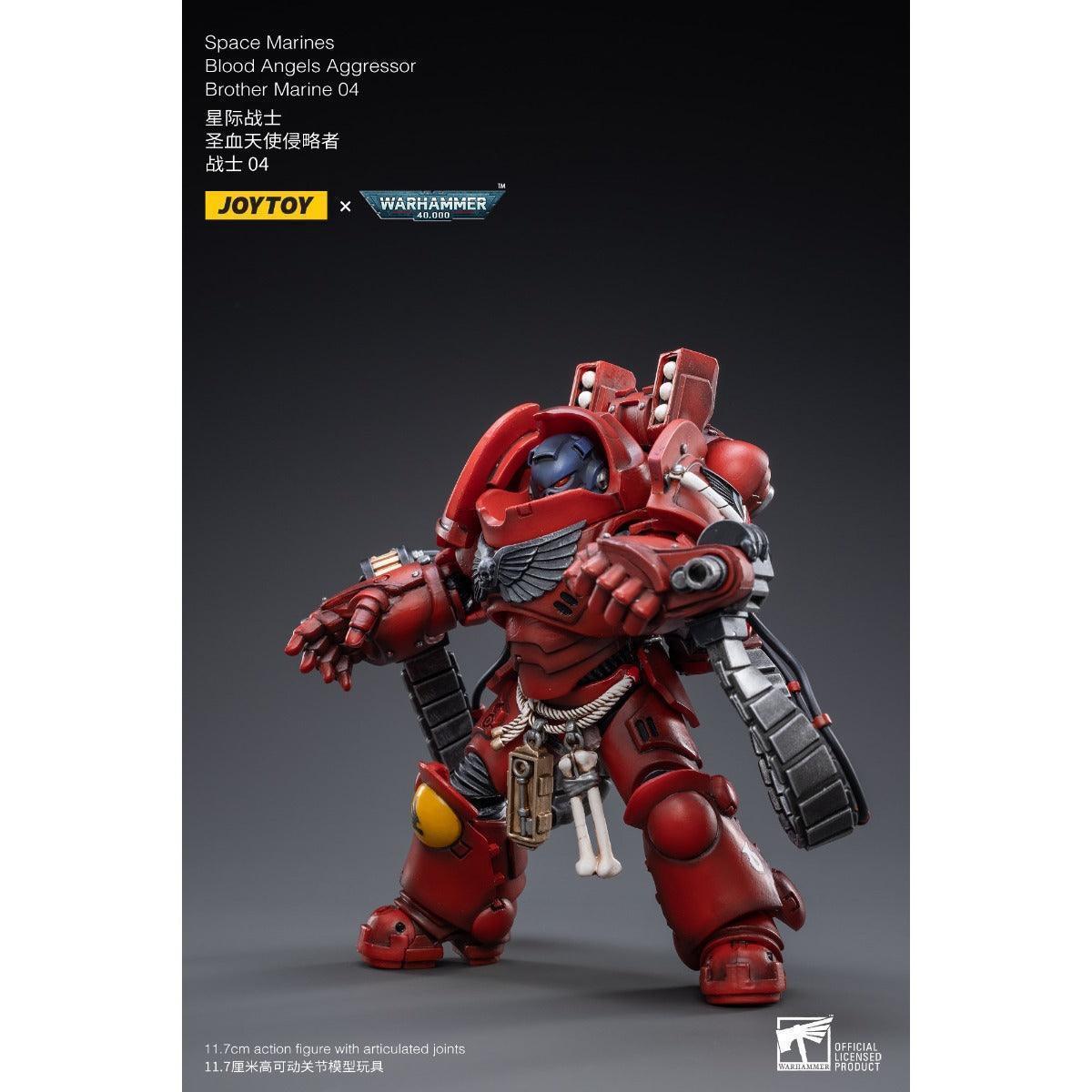 Space Marine Miniatures: 1/18 Scale Blood Angels Aggressor Brother Mar ...