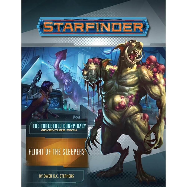 SALE Starfinder RPG: Adventure Path The Threefold Conspiracy #2 Flight of the Sleepers - Gap Games
