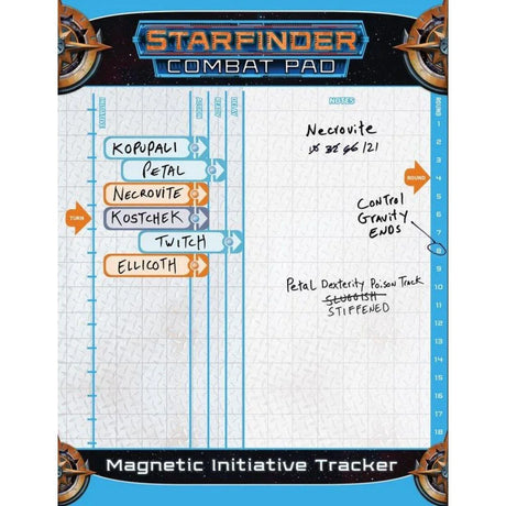 SALE Starfinder RPG: Combat Pad - Gap Games