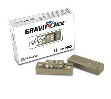 SALE Ultra Pro Gravity Dice Precision 2x D6 Dice Set Desert - Gap Games