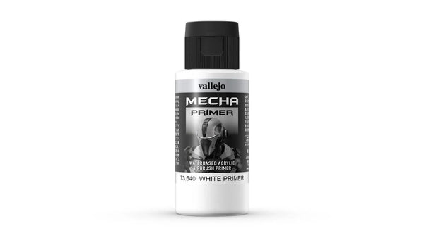 SALE Vallejo Mecha Colour - White Primer 60ml - Gap Games