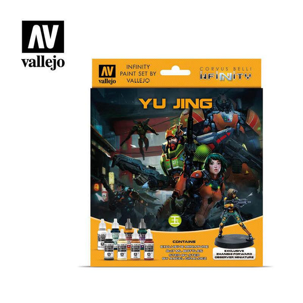 SALE Vallejo Model Color Infinity Yu Jing Exclusive Miniature Paint Set [70235] - Gap Games