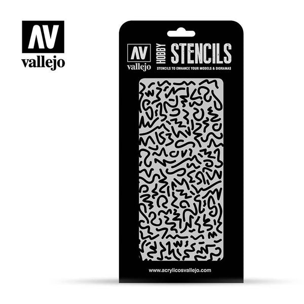 SALE Vallejo Stencils - Camouflages - Luftwaffe WWII Shingles Camo - Gap Games