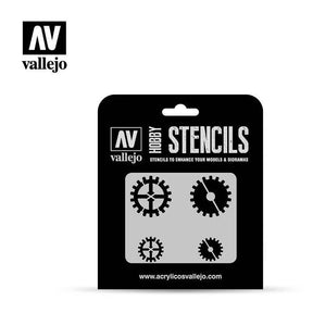 SALE Vallejo Stencils - Sci-Fi & Fantasy - Gear Markings - Gap Games