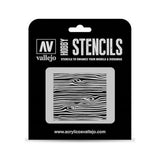 SALE Vallejo Stencils - Texture Effects - Wood Texture Num. 2 - Gap Games