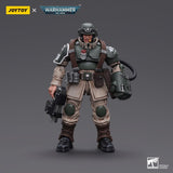 Warhammer Collectibles: 1/18 Scale Astra Militarum Cadian Command Squad Veteran Sergeant with P Fist - Pre-Order - Gap Games