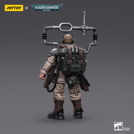 Warhammer Collectibles: 1/18 Scale Astra Militarum Cadian Command Squad Veteran with Master Vox - Pre-Order - Gap Games