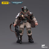 Warhammer Collectibles: 1/18 Scale Astra Militarum Cadian Command Squad Veteran with Medi-pack - Pre-Order - Gap Games