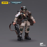 Warhammer Collectibles: 1/18 Scale Astra Militarum Cadian Command Squad Veteran with Medi-pack - Pre-Order - Gap Games