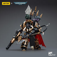 Warhammer Collectibles: 1/18 Scale Chaos Space Marines Black Legion Chaos Lord in Terminator Armour - Pre - Order - Gap Games