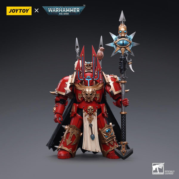 Warhammer Collectibles: 1/18 Scale Chaos Space Marines Sorcerer Lord in Terminator Armour - Pre-Order - Gap Games
