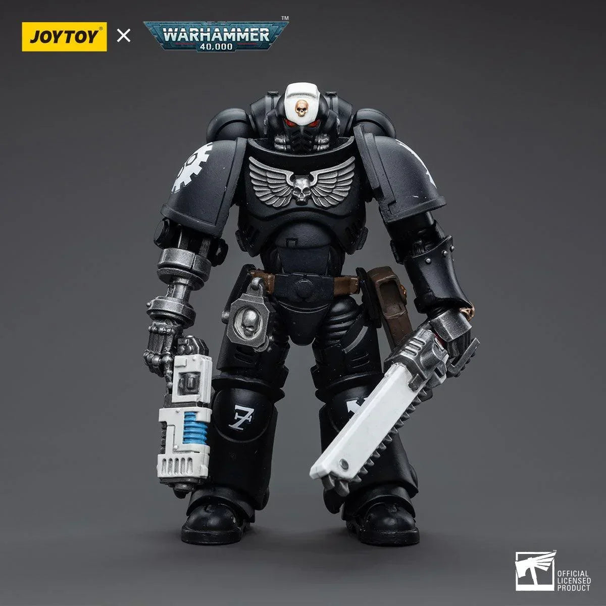 Warhammer Collectibles: 1/18 Scale Iron Hands Assault Intercessors Sergeant Kalock - Gap Games