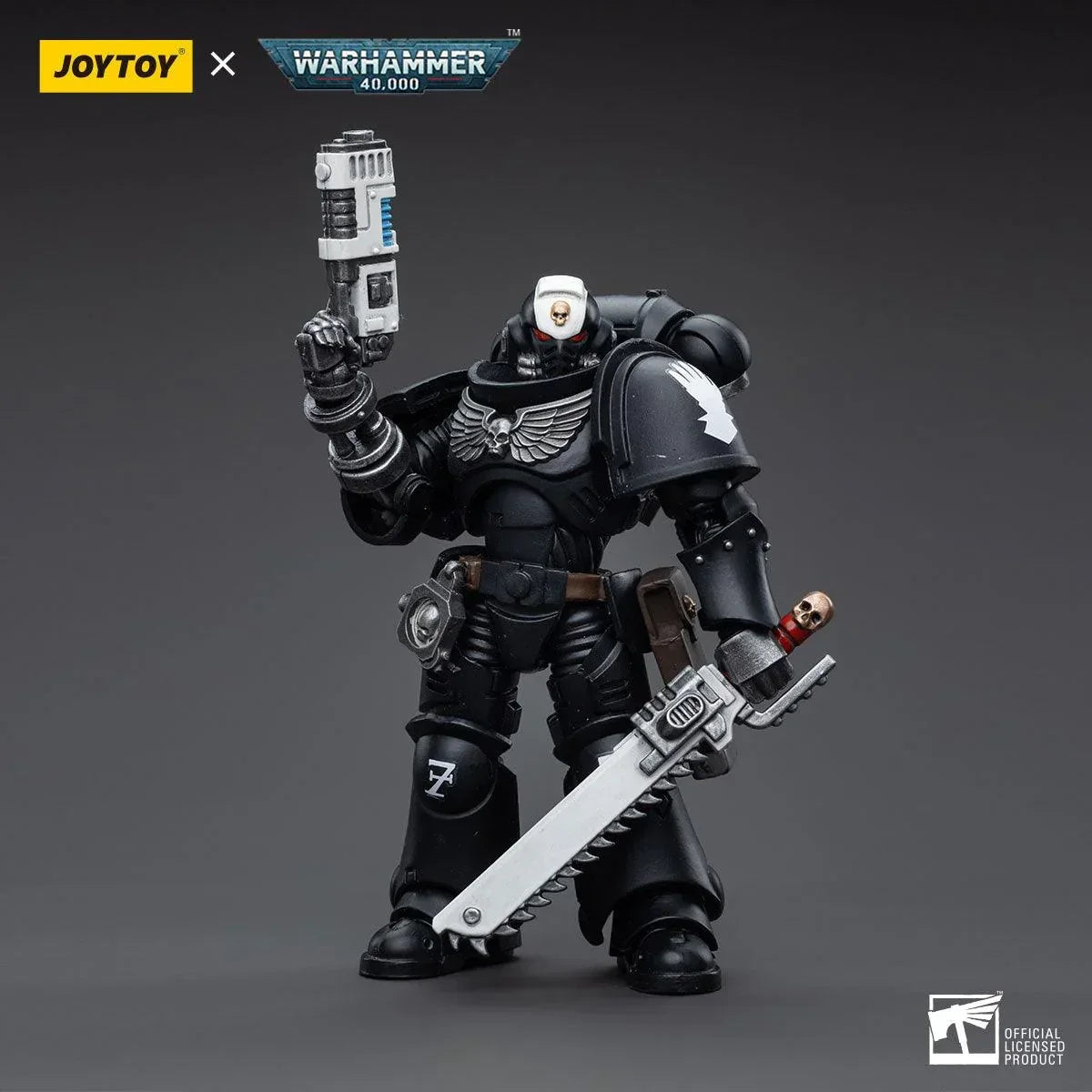 Warhammer Collectibles: 1/18 Scale Iron Hands Assault Intercessors Sergeant Kalock - Gap Games