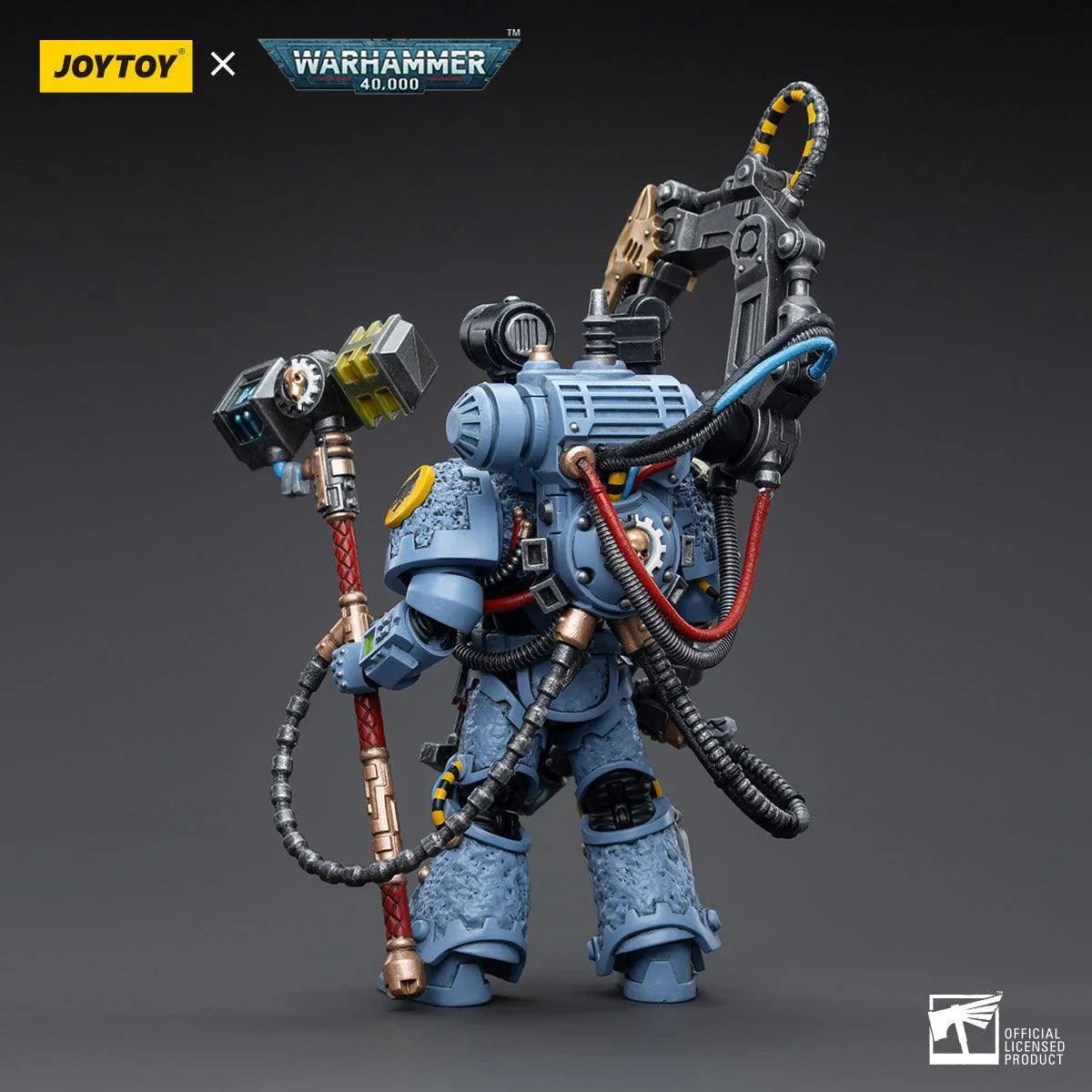 Warhammer Collectibles: 1/18 Scale Space Wolves Iron Priest Jorin Fellhammer - Gap Games