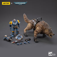 Warhammer Collectibles: 1/18 Scale Space Wolves Thunderwolf Cavalry Bjane - Gap Games