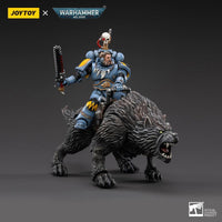 Warhammer Collectibles: 1/18 Scale Space Wolves Thunderwolf Cavalry Frode - Gap Games