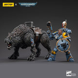 Warhammer Collectibles: 1/18 Scale Space Wolves Thunderwolf Cavalry Frode - Gap Games
