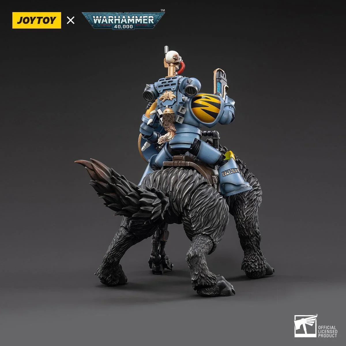 Warhammer Collectibles: 1/18 Scale Space Wolves Thunderwolf Cavalry Frode - Gap Games
