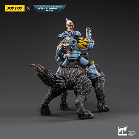 Warhammer Collectibles: 1/18 Scale Space Wolves Thunderwolf Cavalry Frode - Gap Games