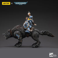 Warhammer Collectibles: 1/18 Scale Space Wolves Thunderwolf Cavalry Frode - Gap Games