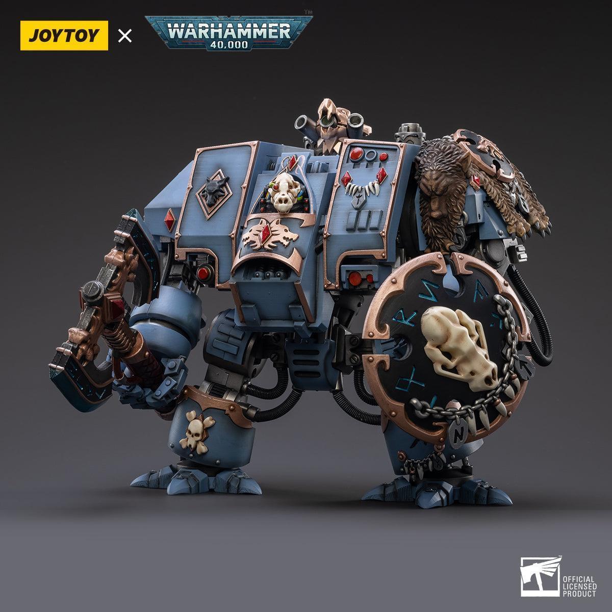 Warhammer Collectibles: 1/18 Scale Space Wolves Venerable Dreadnought Brother Hvor - Gap Games