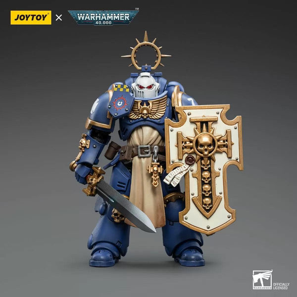 Warhammer Collectibles: 1/18 Scale Ultramarines Bladeguard Veteran 03 - Pre-Order - Gap Games