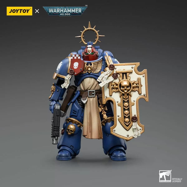 Warhammer Collectibles: 1/18 Scale Ultramarines Bladeguard Veteran Brother Sergeant Proximo - Pre-Order - Gap Games