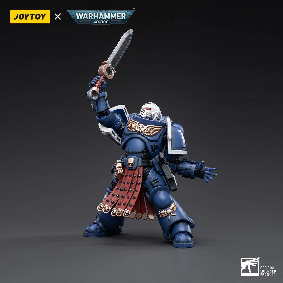 Warhammer Collectibles: 1/18 Scale Ultramarines Primaris Assault Veteran Intercessor - Gap Games
