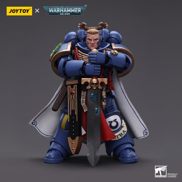 Warhammer Collectibles: 1/18 Scale Ultramarines Primaris Captain with Power Sword and Plasma Pistol - Pre - Order - Gap Games