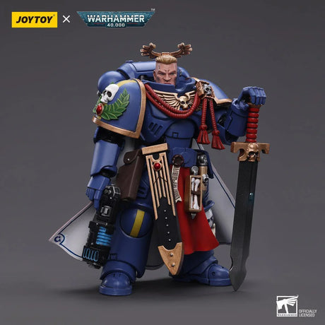 Warhammer Collectibles: 1/18 Scale Ultramarines Primaris Captain with Power Sword and Plasma Pistol - Pre - Order - Gap Games
