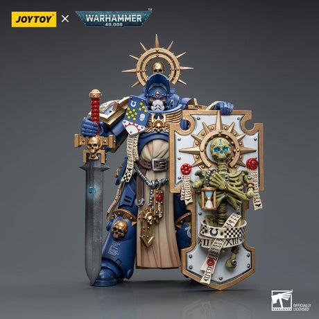 Warhammer Collectibles: 1/18 Scale Ultramarines Primaris Captain with Relic Shield and Power Sword - Pre - Order - Gap Games