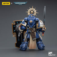 Warhammer Collectibles: 1/18 Scale Ultramarines Primaris Captain with Relic Shield and Power Sword - Pre - Order - Gap Games
