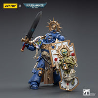 Warhammer Collectibles: 1/18 Scale Ultramarines Primaris Captain with Relic Shield and Power Sword - Pre - Order - Gap Games