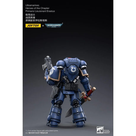 Warhammer Collectibles: 1/18 Scale Ultramarines Primaris Lieutenant Erastus - Gap Games