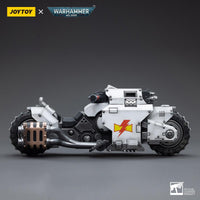 Warhammer Collectibles: 1/18 Scale White Scars Raider-pattern Combat Bike - Gap Games