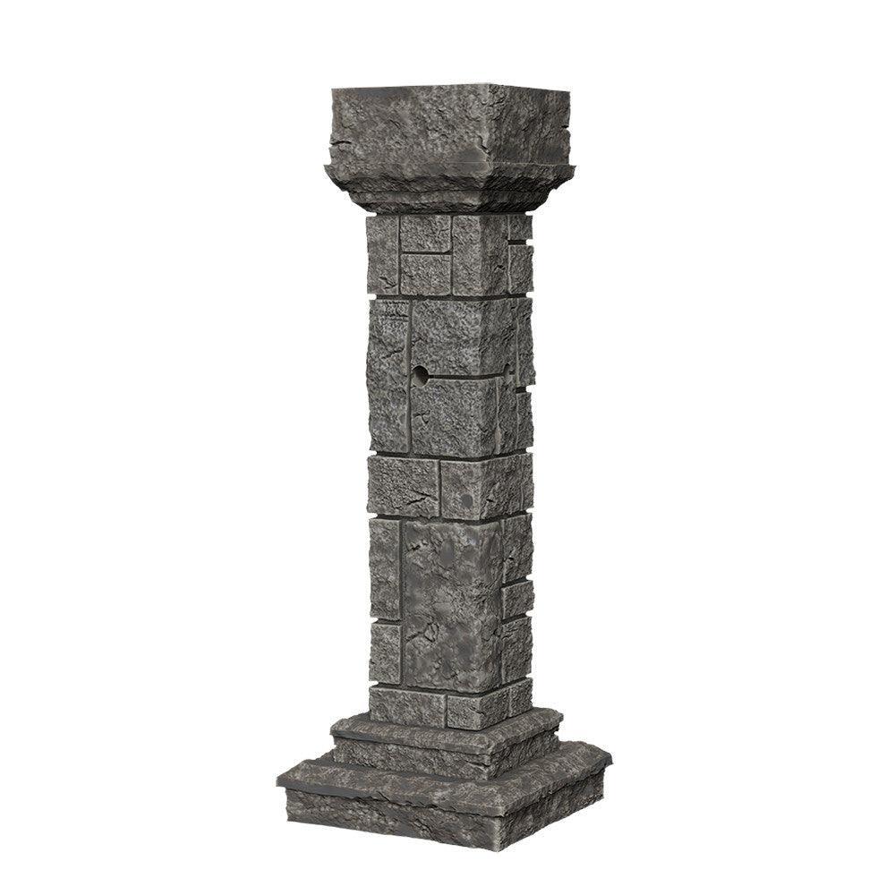 SALE WizKids Deep Cuts Unpainted Miniatures Pillars and Banners - Gap Games