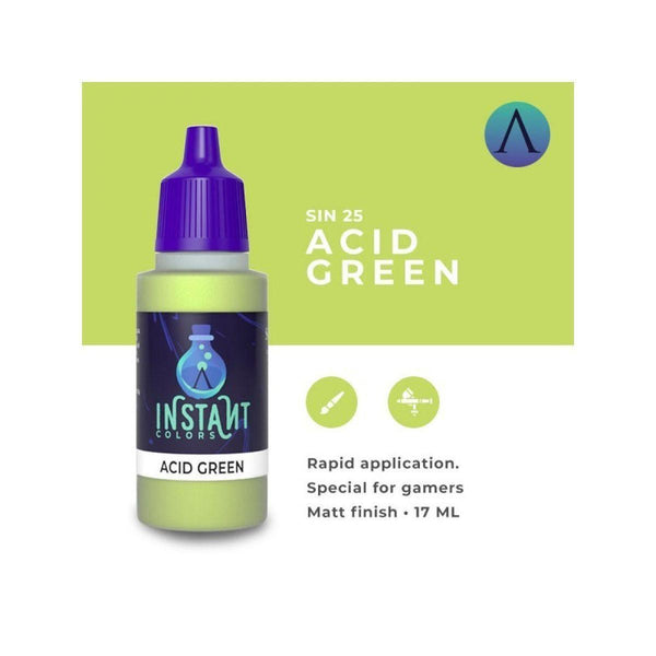 Scale 75 Instant Colors Acid Green 17ml - Gap Games